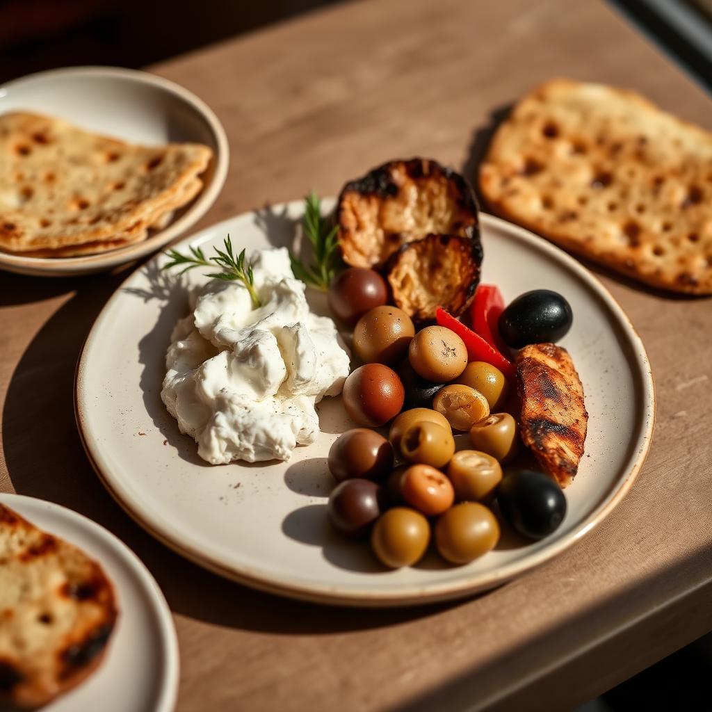 Island mezze plate